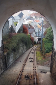 Funicular ride to Mount Floyen