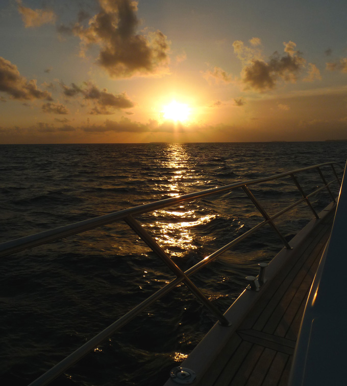 Maldives - sunset cruise